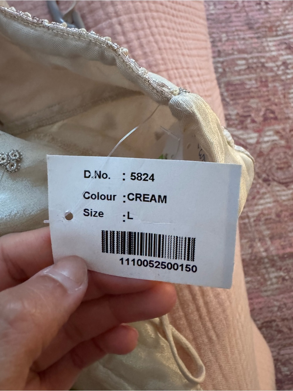 Indian Party Outfit: Cream Sharara